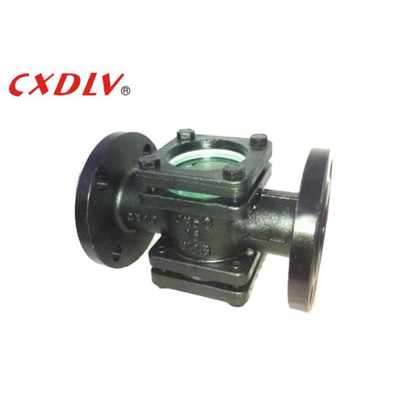 Durable Flanged Sight Glass Featuring Double Flange Design with WCB Body and Pyrex Glass for Visual Monitoring in Industrial Applications