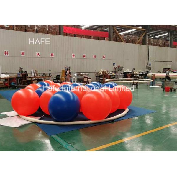 Apoyos gigantes transparentes del funcionamiento de la decoración de la publicidad del globo del diámetro de 2,5 M