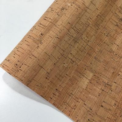 O Slub veia Cork Leather Fabric, Cork Roll Non Smell Anti fino microbiano