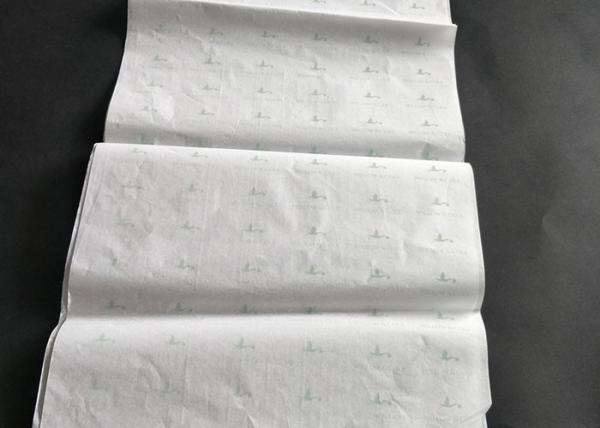 White Tissue Wrapping Paper Letterpress , Flower Wrapping Paper Gift Packaging
