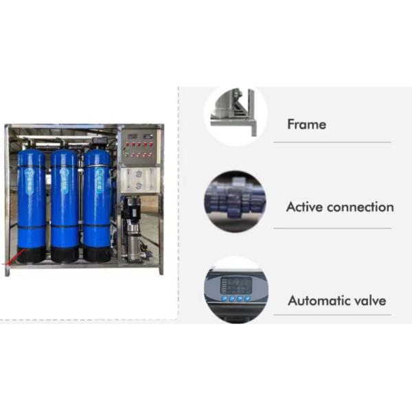 500L/Hour 2 Stages Reverse Osmosis Water Filter Machine RO Drinking Water System 380V