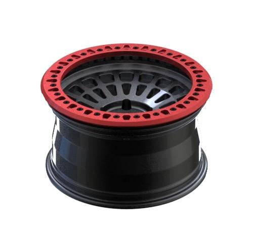 Ring Truck Forged Wheels vermelho 2500 libras de PCD 5X127 para 4x4 SUV Offroad