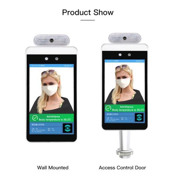 Android 7,1 termômetros do infravermelho do controle de acesso do leitor de Rfid