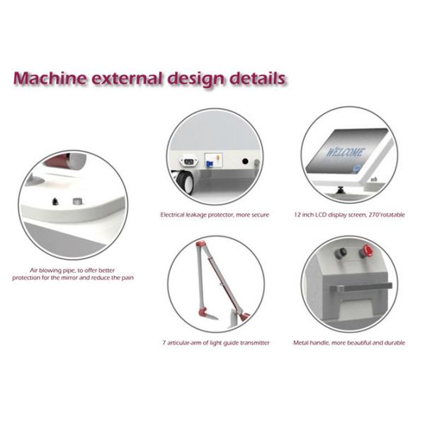 La venta caliente 1064nm / 532nm Q cambió el equipo de la belleza del retiro del tatuaje del laser del yag del nd