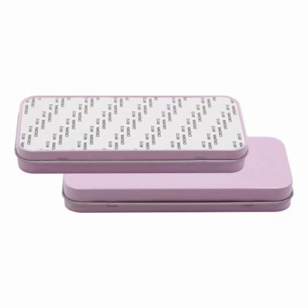 Diy Custom Sublimation Blank Tin Box Rectangular Shaped Printing Gift Metal Boxes Pencil Case