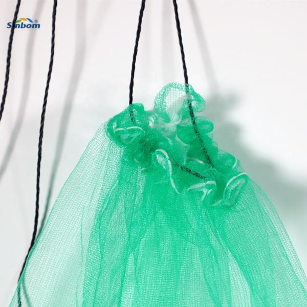70*90cm/80x100cm HDPE Monofilament Mesh Data Coleção de sacos Leno para Palm Cover
