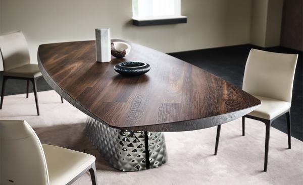 Opulent Essence Industrial Wood Dining Tables 1280mm Width Luxury