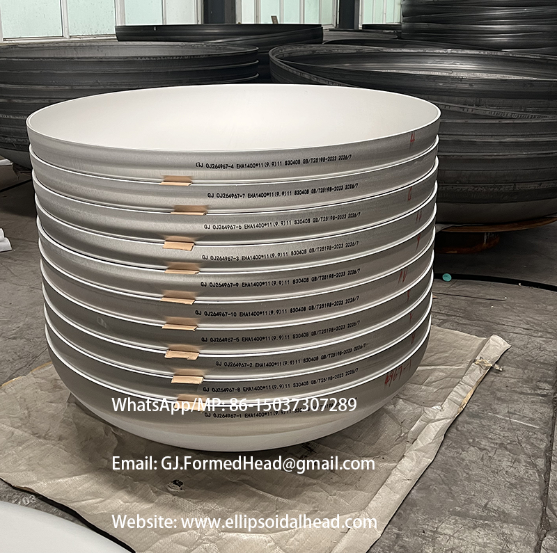 ASME Certified Stainless Steel & Carbon Steel Torispherical Heads from China Manufacturer
