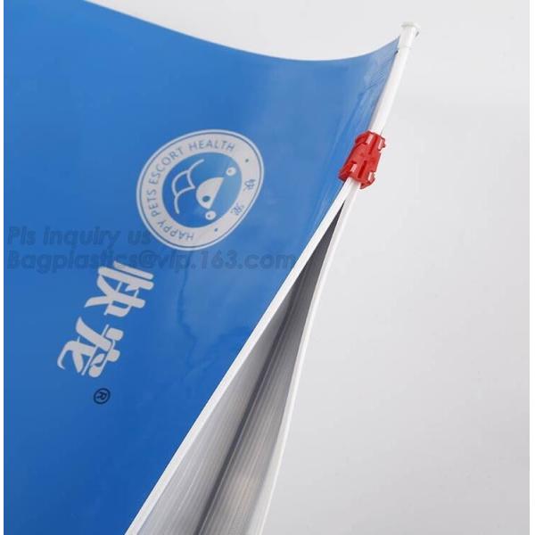 1.5kg 2.5kg 5kg flat bottom aluminum foil slider zipper pet dog food bag, Gravure Printing Top Slider Zip lockk Plastic Pe