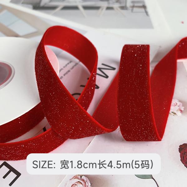 Блестящая блестящая бархатная лента 6 мм-38 мм глубокая красная бархатная лента мягкая