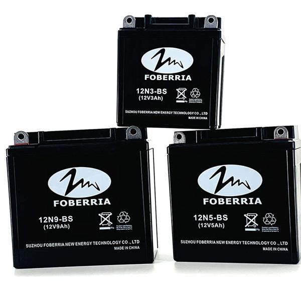 Black 12N9 BS sealed motorcycle battery 9Ah 12v motorcycle battery