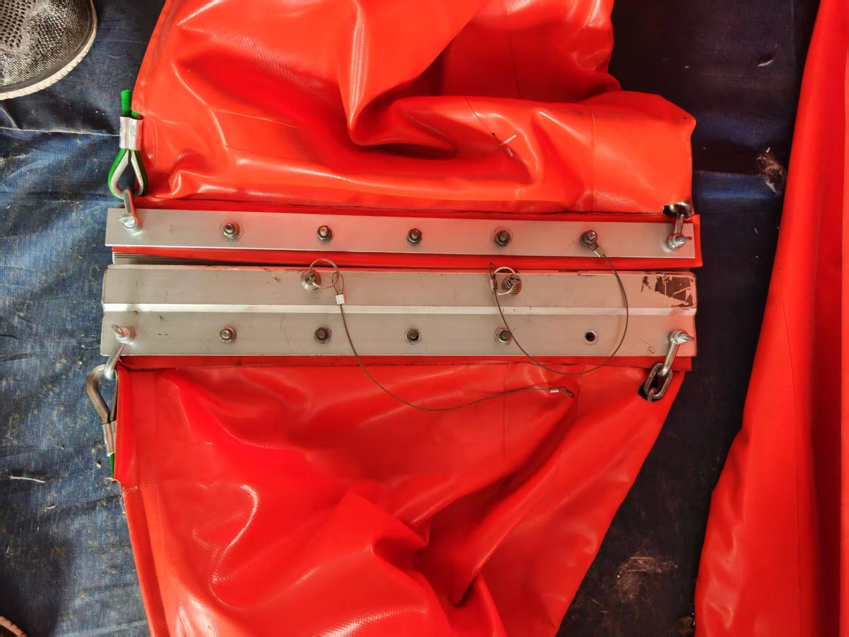 Orange Silt screen with geotechnical cloth width 0 to 5 meters effective in sediment control erosion prevention and stormwater management systems