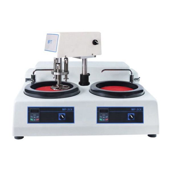 Stepless Speed Double Disc Metallographic Grinding and Polishing Machine with Two Motors