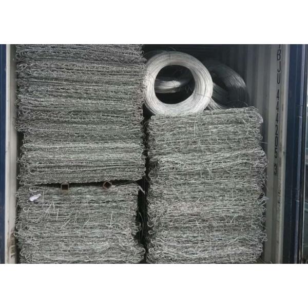 Гальванизированная шестиугольная сплетенная Galfan высота корзин 2m системы загородки Gabion