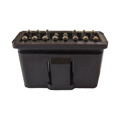 Linha diagnóstica relação do automóvel masculino de OBD2 16 Pin Thin Pin Connector Plug OBDII do adaptador do OBD