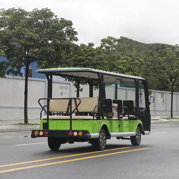14 Passenger Excursion Electric Sightseeing Shuttle Bus With 72V Lithium Battery