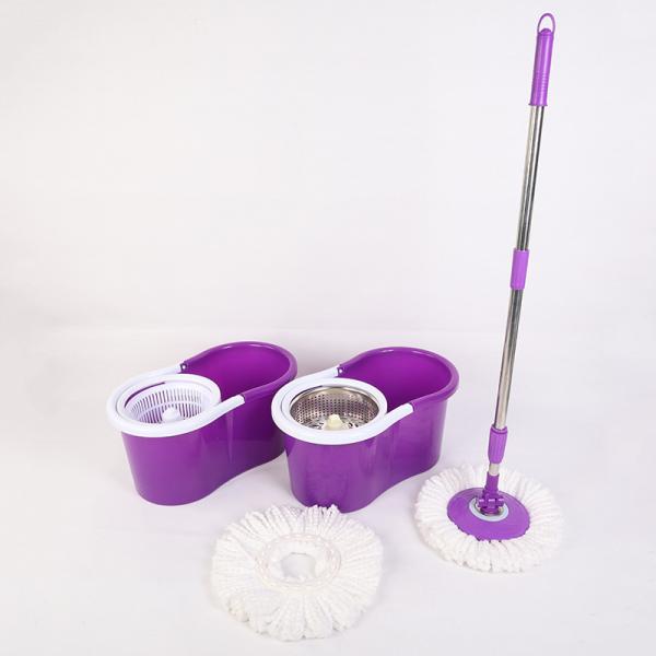 Длина 125cm ручки Mop и ведра вещество-поглотителя воды синеля вращая