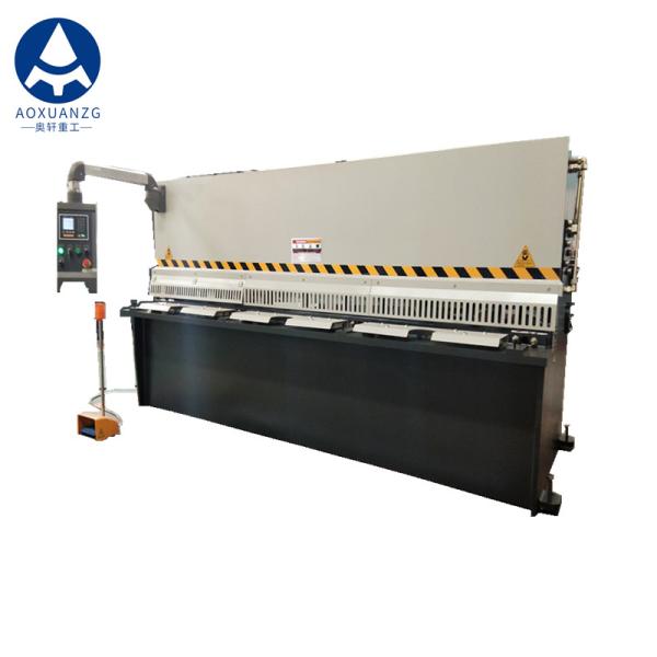 máquina de corte del oscilación hidráulico de 4x3200m m con el regulador E21s del NC