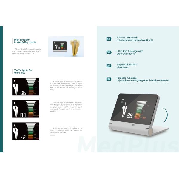 Endodontic мотор 100V-240V с локатором вершины, портативным локатором вершины и Endo мотором