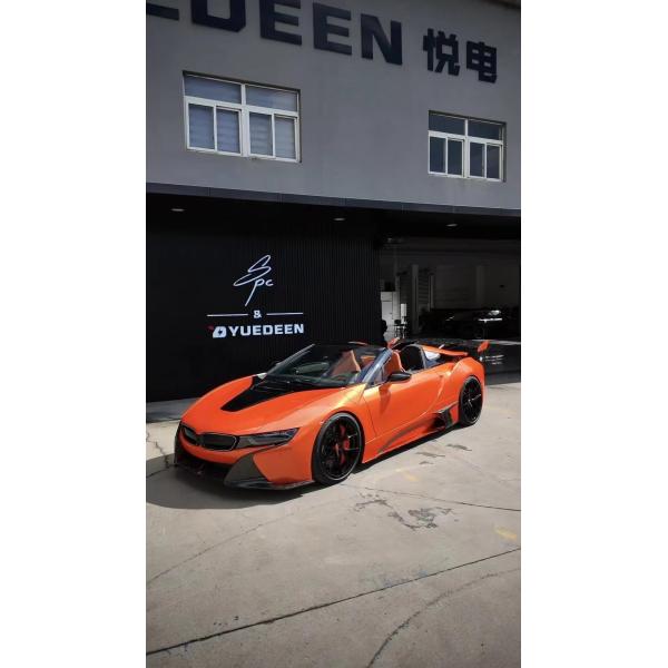 I8 BMW Body Kit Car 2018 - 2019 Carbon Fiber Spoiler Front Bumper Spoiler Wing