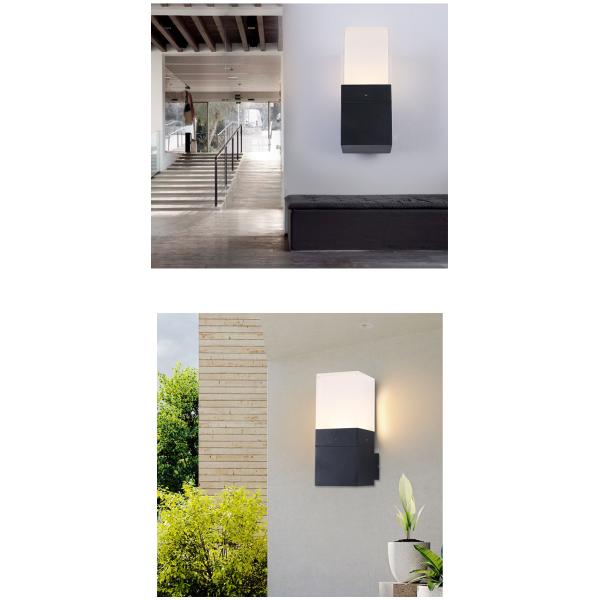 Square Outdoor Wall Light Villa Exterior Wall Courtyard Single Head decoration Light Balcony Modern Wall lamp