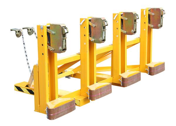DG2000A Mechanical Clamping Single Eagle Grip Forklift Drum Grabber Loading Capacity 500kg X4