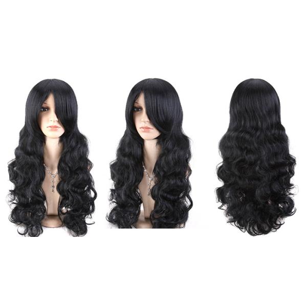Black Body Wave High Temperature Fiber Wig For Women Extra Long
