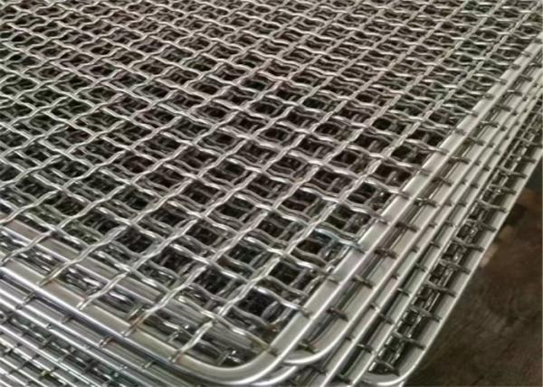 Rede de arame tecida frisada filtro de SUS304 8mesh