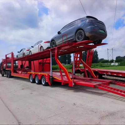 Cimc Trailers lourds d'acier inoxydable de haute qualité à 2 ou 3 axes Truck 8-9 Route terrestre Transports automobiles Semi-remorques À vendre