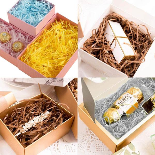 OEM ODM DIY Raffia Shredded Paper Gift Box Confetti Decoration