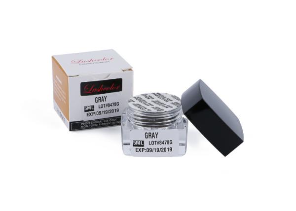 os pigmentos semi permanentes da composição 45g para Microshading Eyebrown pigmentam o cinza 5ML