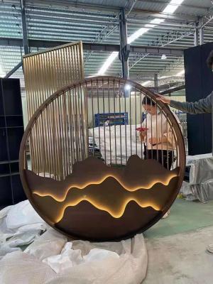 Anodizing Laser Metal Cutting Service Stainless Steel Screen And Room Divider