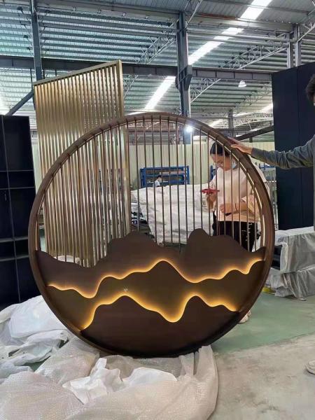 Anodizing Laser Metal Cutting Service Stainless Steel Screen And Room Divider