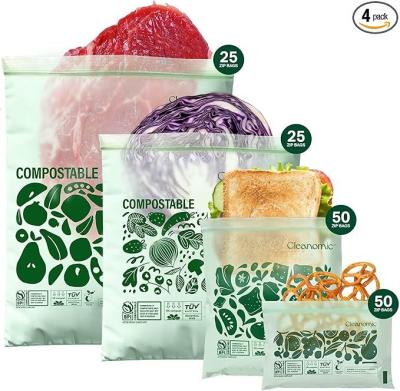 Compostable* Food Storage Bag Bundle - Gallon, Quart, Sandwich and Snack Sizes