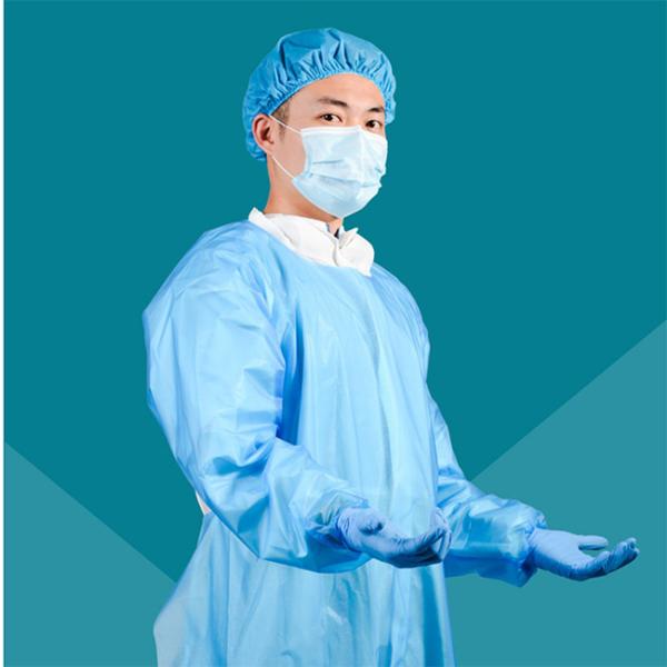 Full Body Good Air Permeability Surgery Sgs Disposable Medical Gown