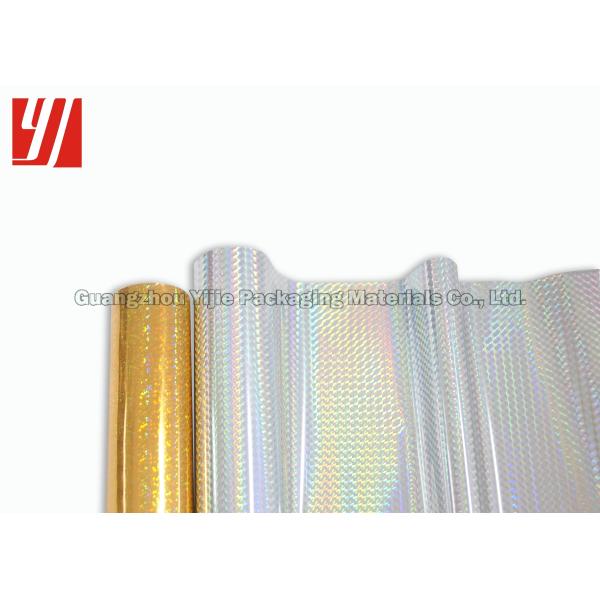 Hoja de plata olográfica del laser de la anchura los 0.64m para la caja del vino