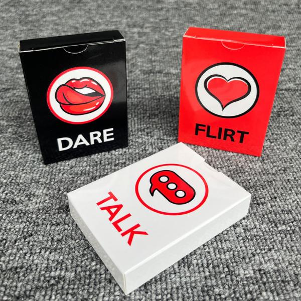 Custom Talk Flirt Dare Романтическая и приключенческая игра на карты для пар в Великобритании