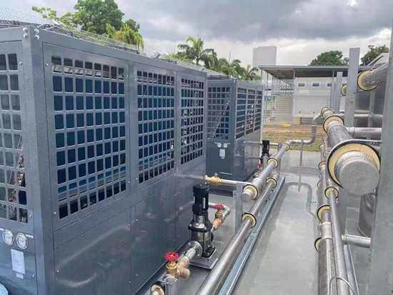 112 KW air source heat pump water heater