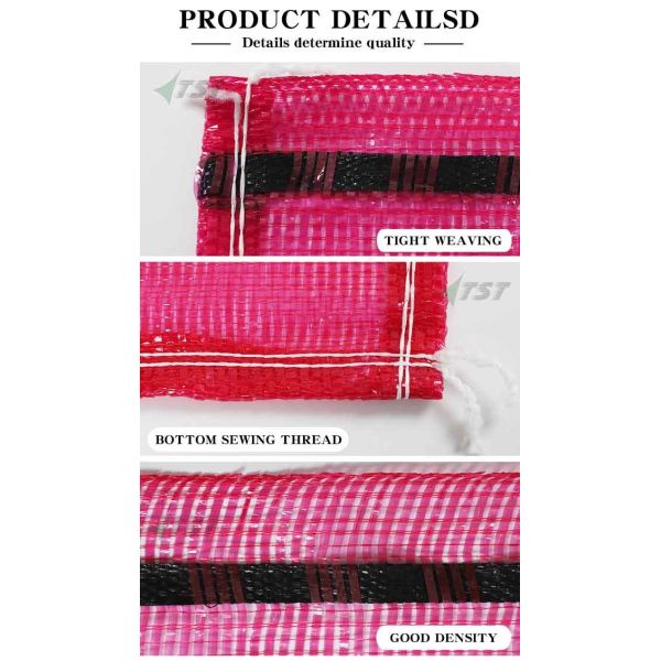 25lb 50lb Customzied Colors And Sizes PP Plastic Leno Bag For Firewood Vegetable Onion