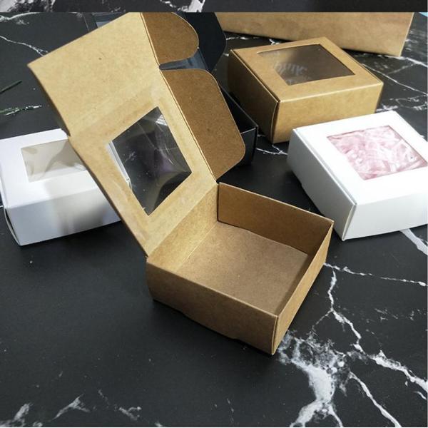 Square Transparent Craft Paper Accessory White Card Present Gift Direct and Hot Stamping