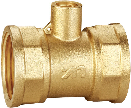 3002 Straight Way Female x Female Threaded Brass Fitting with M10 x 1 Outlet for Meter Connection