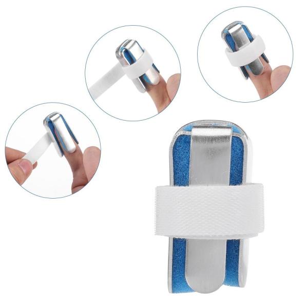 Blue color finger support brace S M L finger hand brace with foam
