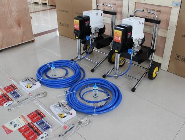 Popular PT3K-6  250bar  Electric Piston Pump Airless Paint Sprayers with electric VFD control box