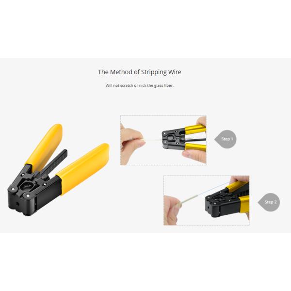 Zinc Alloy CR12 Steel Blade FTTH Drop Cable Stripper