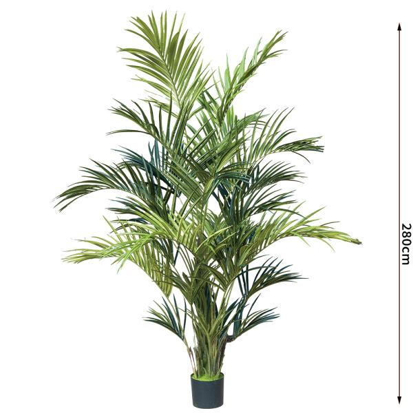 Lifelike Artificial Indoor Palm Trees Plants​ Areca Palm, Lifelike Floor Decor For Home & Office