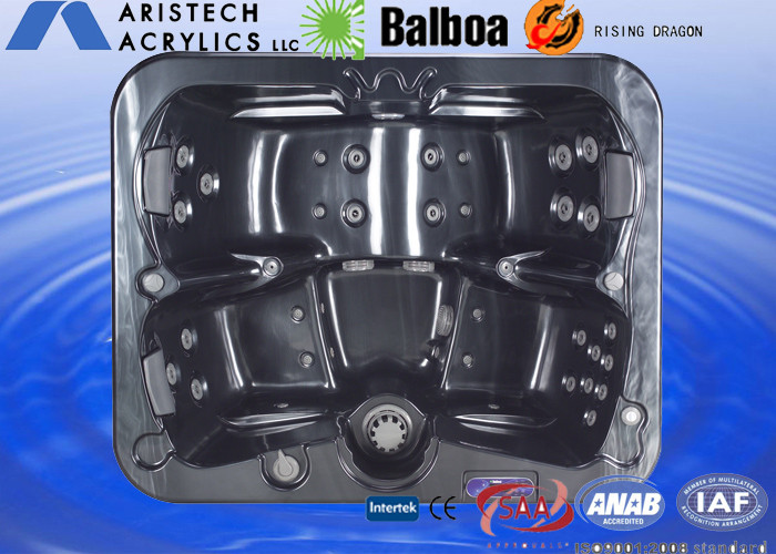 Square Acrylic Whirlpool Massage Outdoor Bathtubs E-370S 2000 * 1640 * 800mm