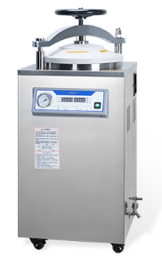 Liquid Crystal Digital Display Vertical Sterilizer Pre Vacuum Disinfection Cabinet