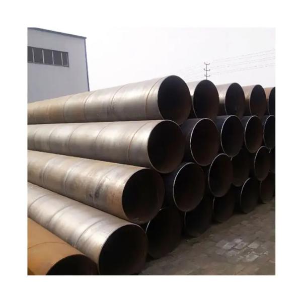 5.8m 12m Tubo de aço de precisão PE revestido SS400 Q235 Tubos de aço soldados em espiral