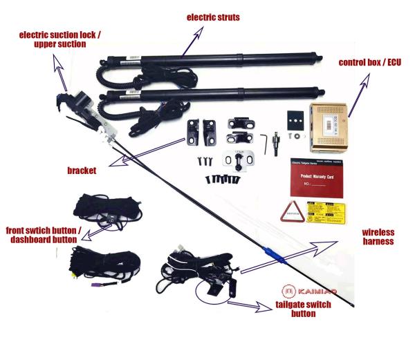 Isuzu MU - X Intelligent Automatic Liftgate Opener e Closer com ajuste de altura