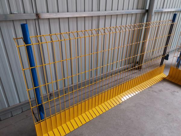 Construção de alta segurança 4,0 mm Barreiras de proteção de bordas revestidas de pó Prevenção de quedas